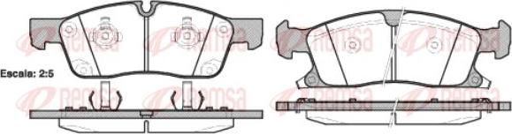 Kawe 1430 02 - Тормозные колодки, дисковые, комплект autospares.lv