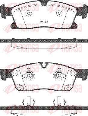 Kawe 1430 10 - Тормозные колодки, дисковые, комплект autospares.lv