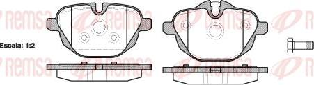 Kawe 1421 00 - Тормозные колодки, дисковые, комплект autospares.lv