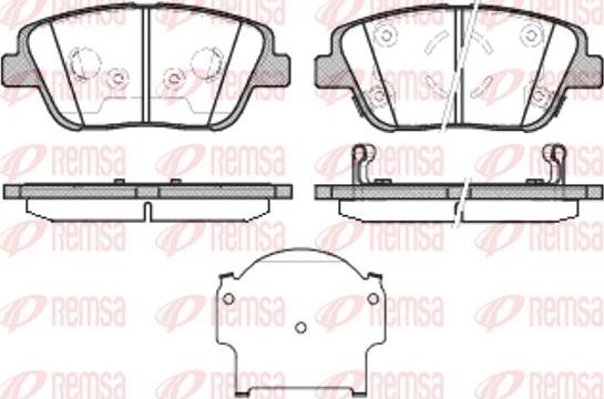 Kawe 1423 02 - Тормозные колодки, дисковые, комплект autospares.lv