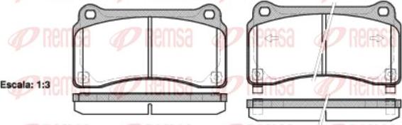 Kawe 1427 02 - Тормозные колодки, дисковые, комплект autospares.lv