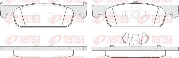 Kawe 1540 00 - Тормозные колодки, дисковые, комплект autospares.lv