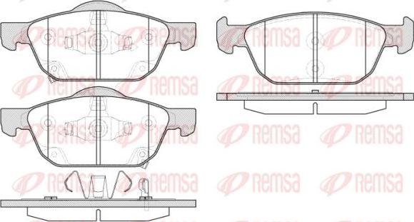 Kawe 1552 02 - Тормозные колодки, дисковые, комплект autospares.lv