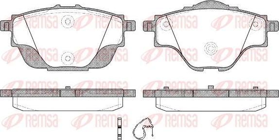 Kawe 1557 00 - Тормозные колодки, дисковые, комплект autospares.lv