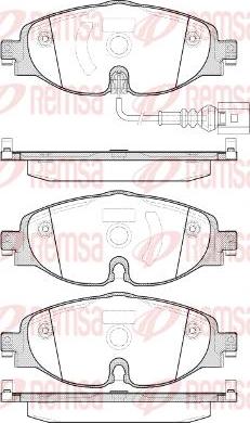 Kawe 1515 01 - Тормозные колодки, дисковые, комплект autospares.lv