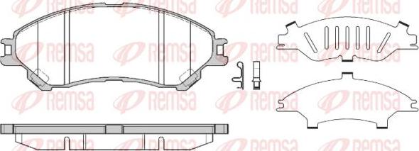 Kawe 1589 02 - Тормозные колодки, дисковые, комплект autospares.lv