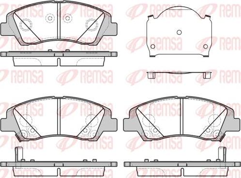 Kawe 1583 02 - Тормозные колодки, дисковые, комплект autospares.lv