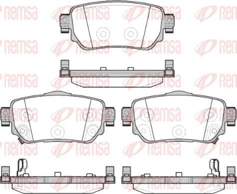 Kawe 1582 02 - Тормозные колодки, дисковые, комплект autospares.lv