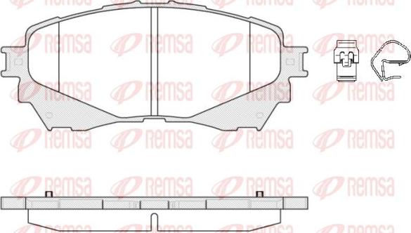 Kawe 1538 04 - Тормозные колодки, дисковые, комплект autospares.lv