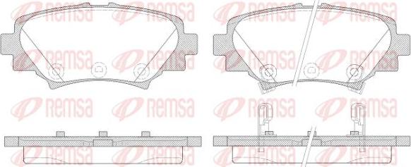 Kawe 1570 02 - Тормозные колодки, дисковые, комплект autospares.lv