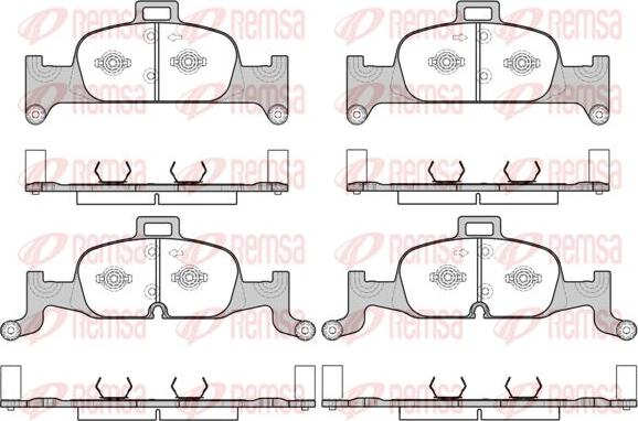 Kawe 1691 00 - Тормозные колодки, дисковые, комплект autospares.lv