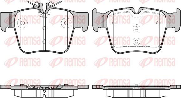 Kawe 1697 00 - Тормозные колодки, дисковые, комплект autospares.lv