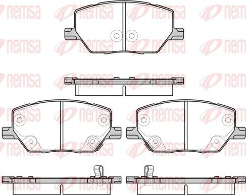 Kawe 1640 02 - Тормозные колодки, дисковые, комплект autospares.lv