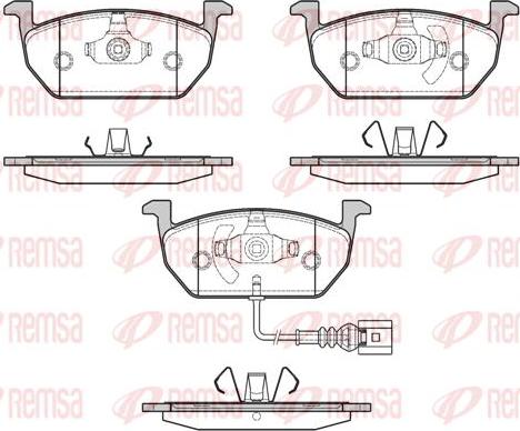 Kawe 1601 01 - Тормозные колодки, дисковые, комплект autospares.lv