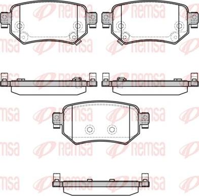 Kawe 1682 02 - Тормозные колодки, дисковые, комплект autospares.lv