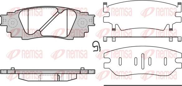 Kawe 1636 10 - Тормозные колодки, дисковые, комплект autospares.lv