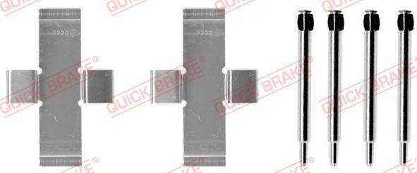 Kawe 109-0913 - Комплектующие для колодок дискового тормоза autospares.lv