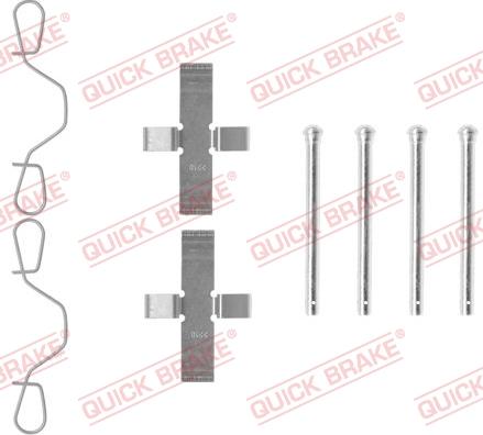 Kawe 109-0982 - Комплектующие для колодок дискового тормоза autospares.lv