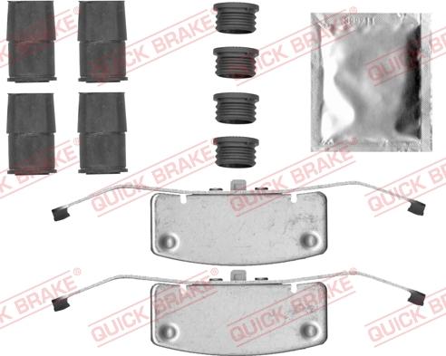 Kawe 109-0052 - Комплектующие для колодок дискового тормоза autospares.lv