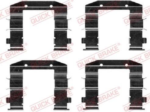 Kawe 109-0037 - Комплектующие для колодок дискового тормоза autospares.lv