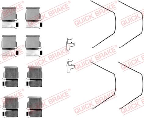 Kawe 109-1093 - Комплектующие для колодок дискового тормоза autospares.lv