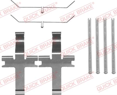 Kawe 109-1819 - Комплектующие для колодок дискового тормоза autospares.lv