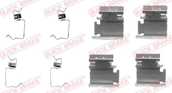 Kawe 109-1218 - Комплектующие для колодок дискового тормоза autospares.lv