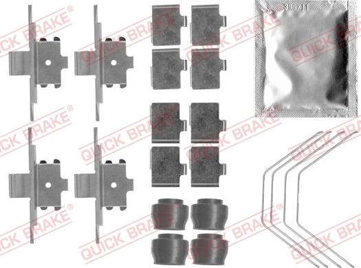 Kawe 109-1791 - Комплектующие для колодок дискового тормоза autospares.lv