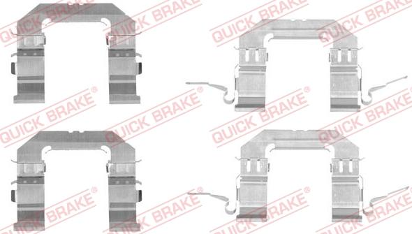 Kawe 109-1722 - Комплектующие для колодок дискового тормоза autospares.lv