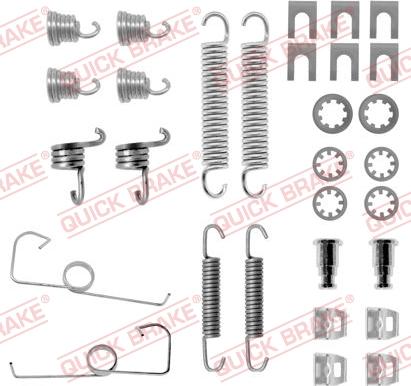 Kawe 105-0644 - Комплектующие, барабанный тормозной механизм autospares.lv