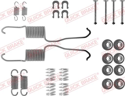 Kawe 105-0684 - Комплектующие, барабанный тормозной механизм autospares.lv