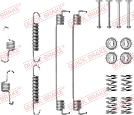 Kawe 105-0819 - Комплектующие, барабанный тормозной механизм autospares.lv