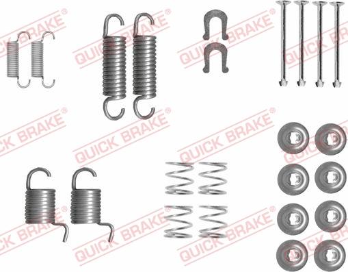 Kawe 105-0834 - Комплектующие, барабанный тормозной механизм autospares.lv