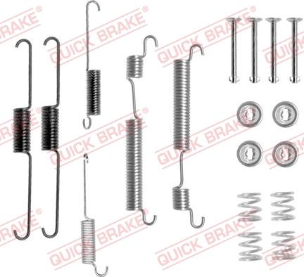 Kawe 105-0824 - Комплектующие, барабанный тормозной механизм autospares.lv