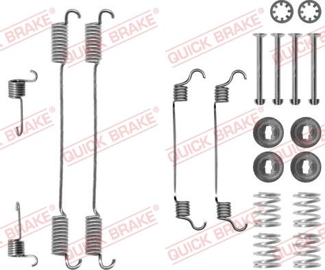 Kawe 105-0740 - Комплектующие, барабанный тормозной механизм autospares.lv