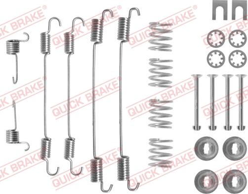 Kawe 105-0747 - Комплектующие, барабанный тормозной механизм autospares.lv