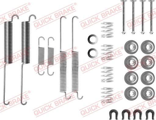 Kawe 105-0787 - Комплектующие, барабанный тормозной механизм autospares.lv