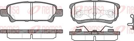 Kawe 1051 02 - Тормозные колодки, дисковые, комплект autospares.lv