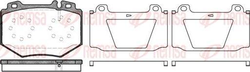 Kawe 1065 00 - Тормозные колодки, дисковые, комплект autospares.lv