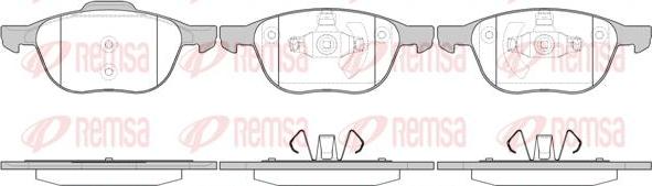 Kawe 1082 00 - Тормозные колодки, дисковые, комплект autospares.lv