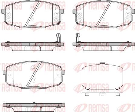 Kawe 1038 12 - Тормозные колодки, дисковые, комплект autospares.lv