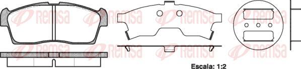 Kawe 1199 00 - Тормозные колодки, дисковые, комплект autospares.lv