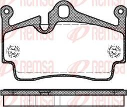 Kawe 1191 00 - Тормозные колодки, дисковые, комплект autospares.lv