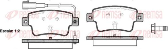 Kawe 1198 02 - Тормозные колодки, дисковые, комплект autospares.lv