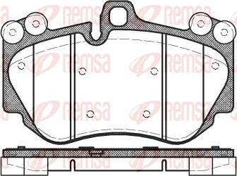 Kawe 1140 00 - Тормозные колодки, дисковые, комплект autospares.lv