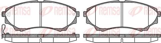 Kawe 1151 00 - Тормозные колодки, дисковые, комплект autospares.lv