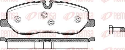 Kawe 1158 00 - Тормозные колодки, дисковые, комплект autospares.lv