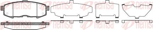 Kawe 1160 00 - Тормозные колодки, дисковые, комплект autospares.lv