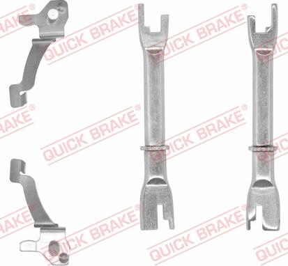 Kawe 110 53 002 - Комплект регулятора, барабанный тормозной механизм autospares.lv