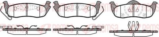 Kawe 1106 10 - Тормозные колодки, дисковые, комплект autospares.lv